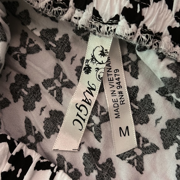 Magic midi wrap pattern with comfortable elastic waist bright contrasting color - Picture 3 of 5